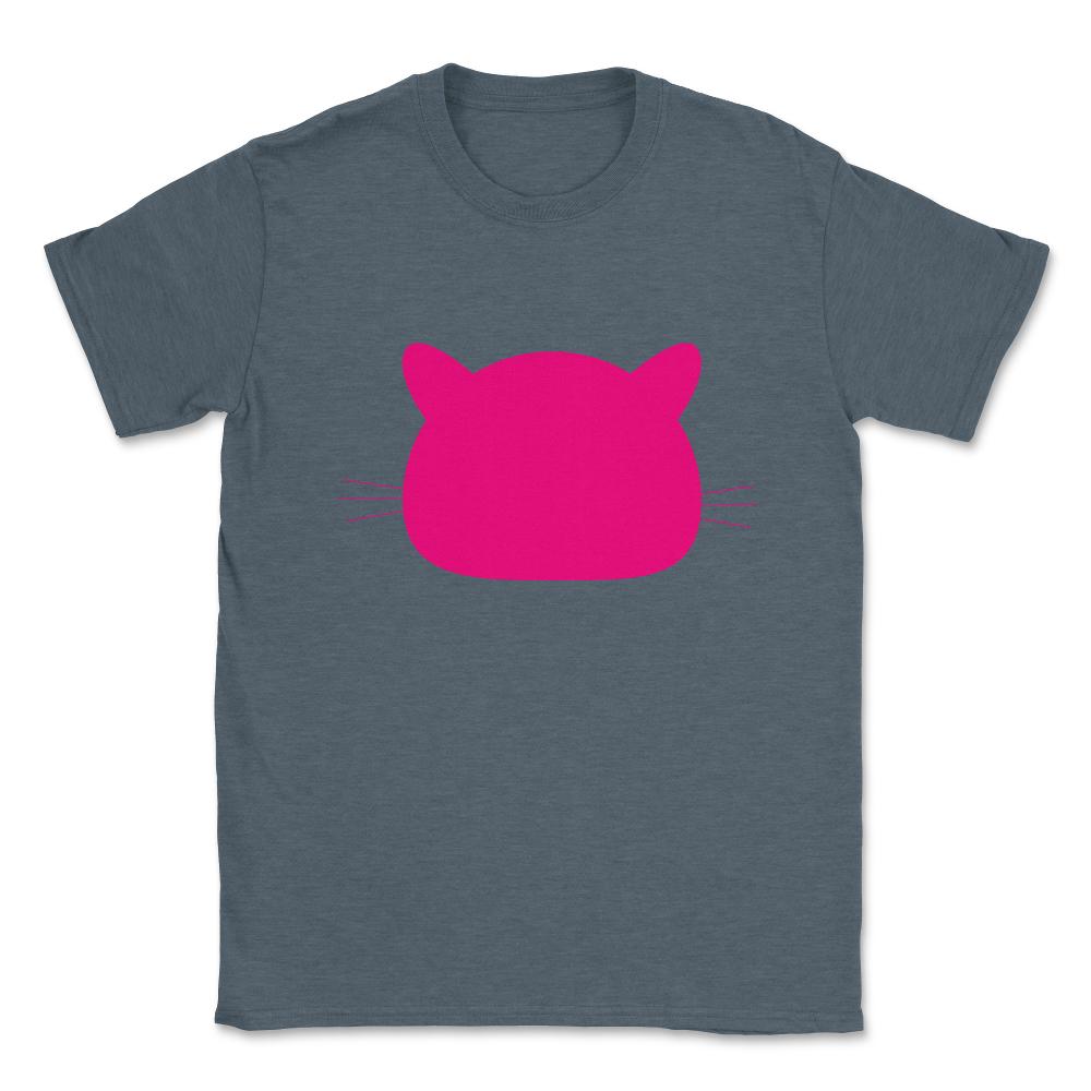 Pink Pussy Cat Pusshyhat Unisex T-Shirt - Dark Grey Heather