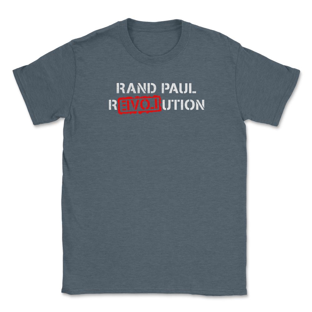 Rand Paul Revolution Unisex T-Shirt - Dark Grey Heather