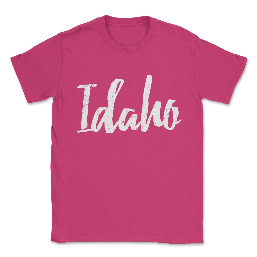 Idaho Unisex T-Shirt - Heliconia