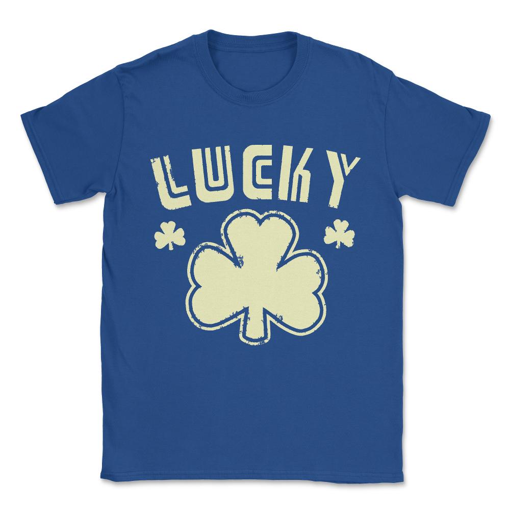 Lucky Vintage Unisex T-Shirt - Royal Blue