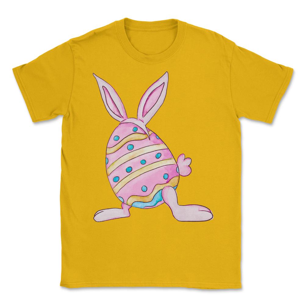 Cute Easter Bunny Unisex T-Shirt - Gold