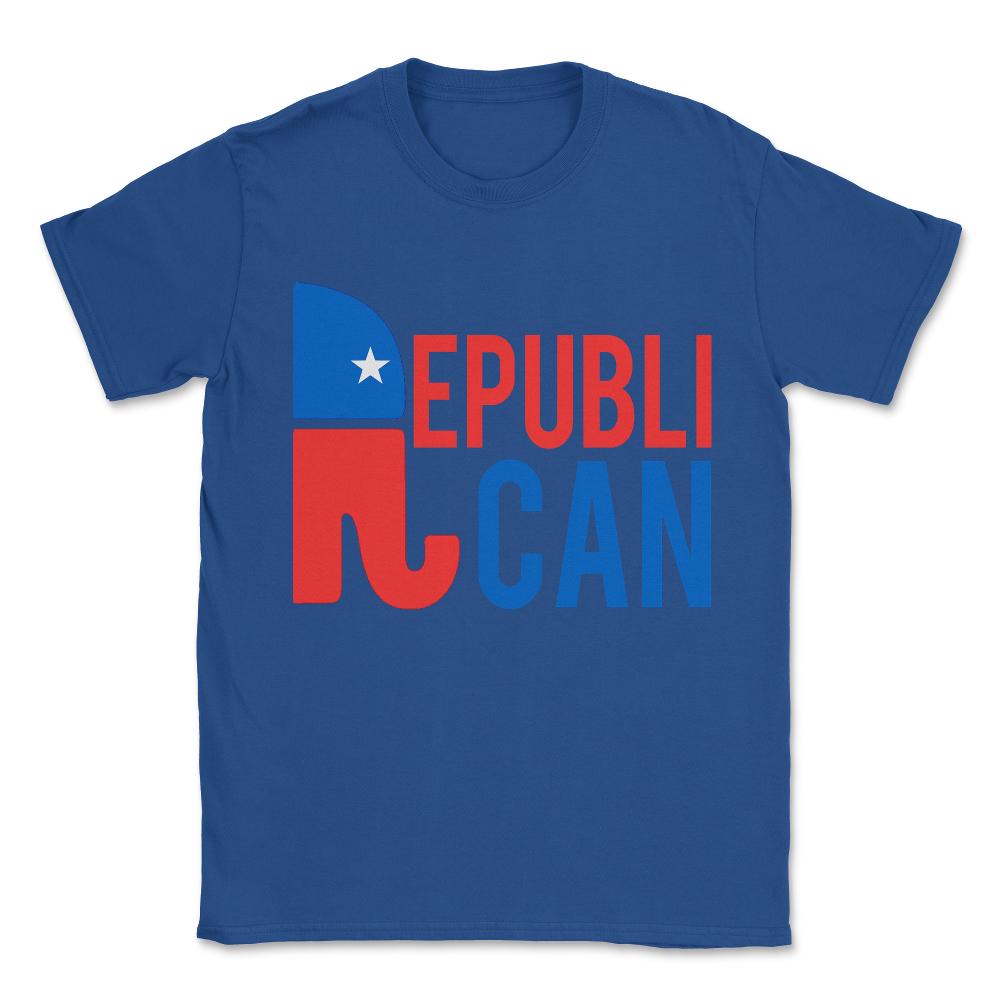 Republican Republi Can Do Anything Unisex T-Shirt - Royal Blue