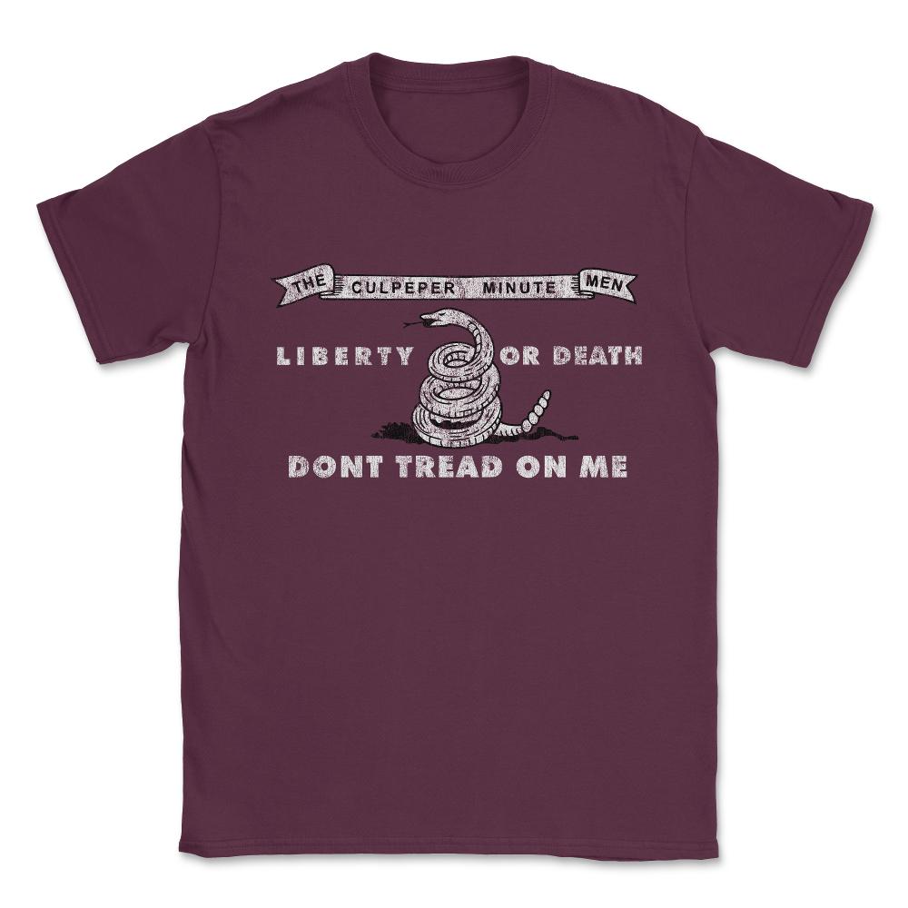 Minute Men Vintage Unisex T-Shirt - Maroon