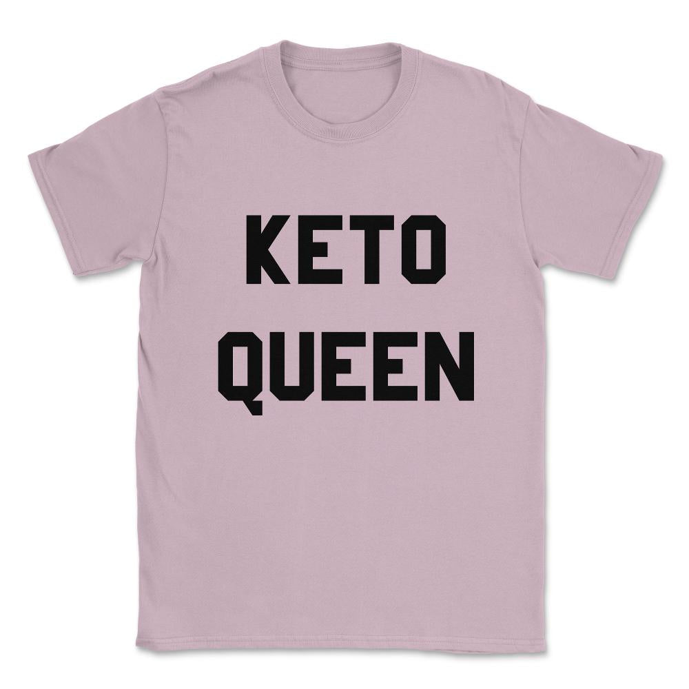 Keto Queen Unisex T-Shirt - Light Pink
