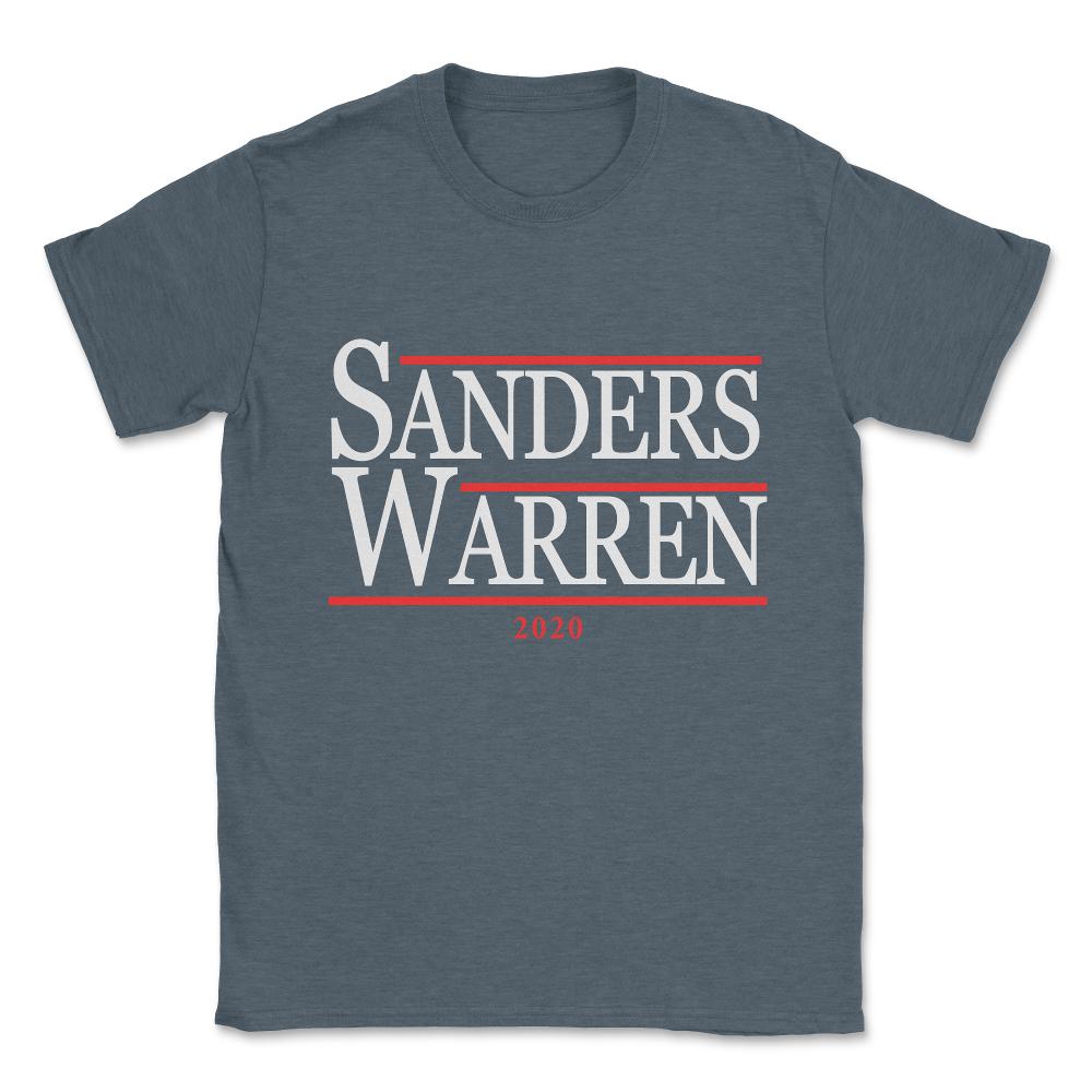Bernie Sanders Elizabeth Warren 2020 Unisex T-Shirt - Dark Grey Heather