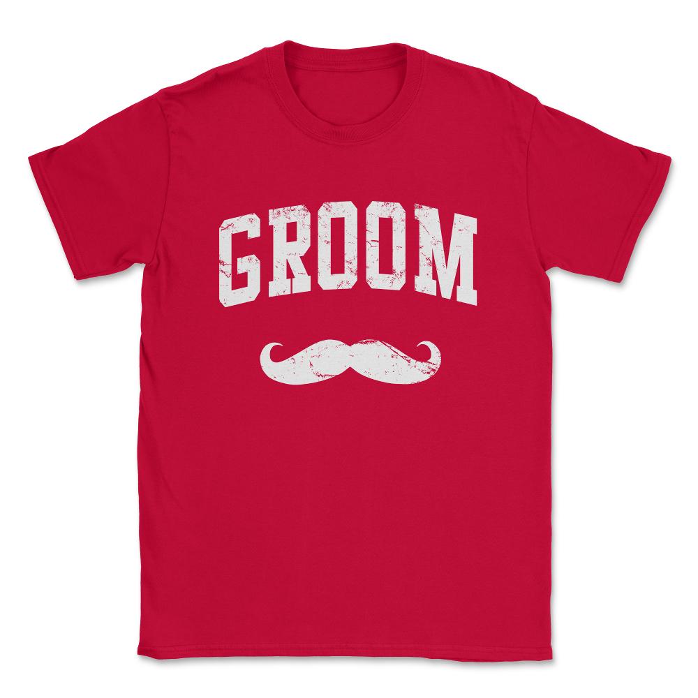 Groom Shirt Unisex T-Shirt - Red