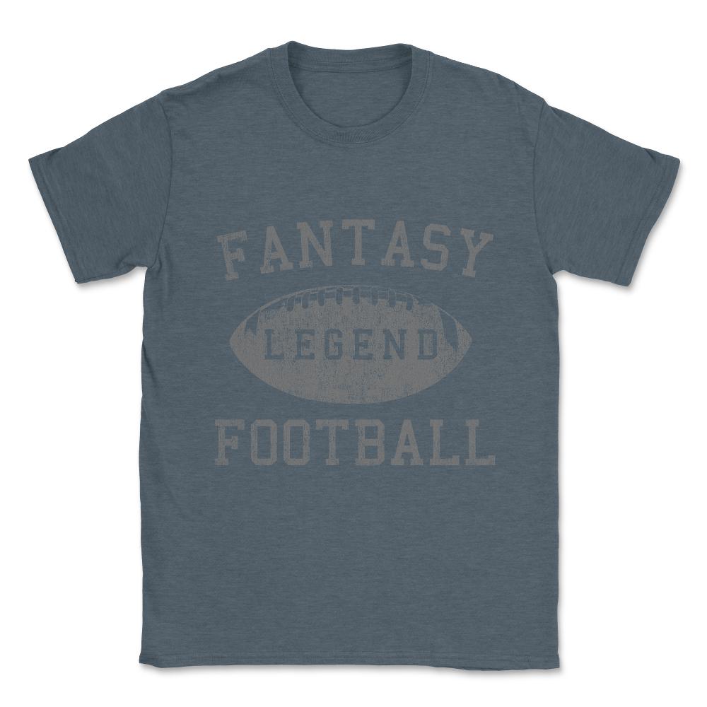 Vintage Fantasy Football Legend Unisex T-Shirt - Dark Grey Heather