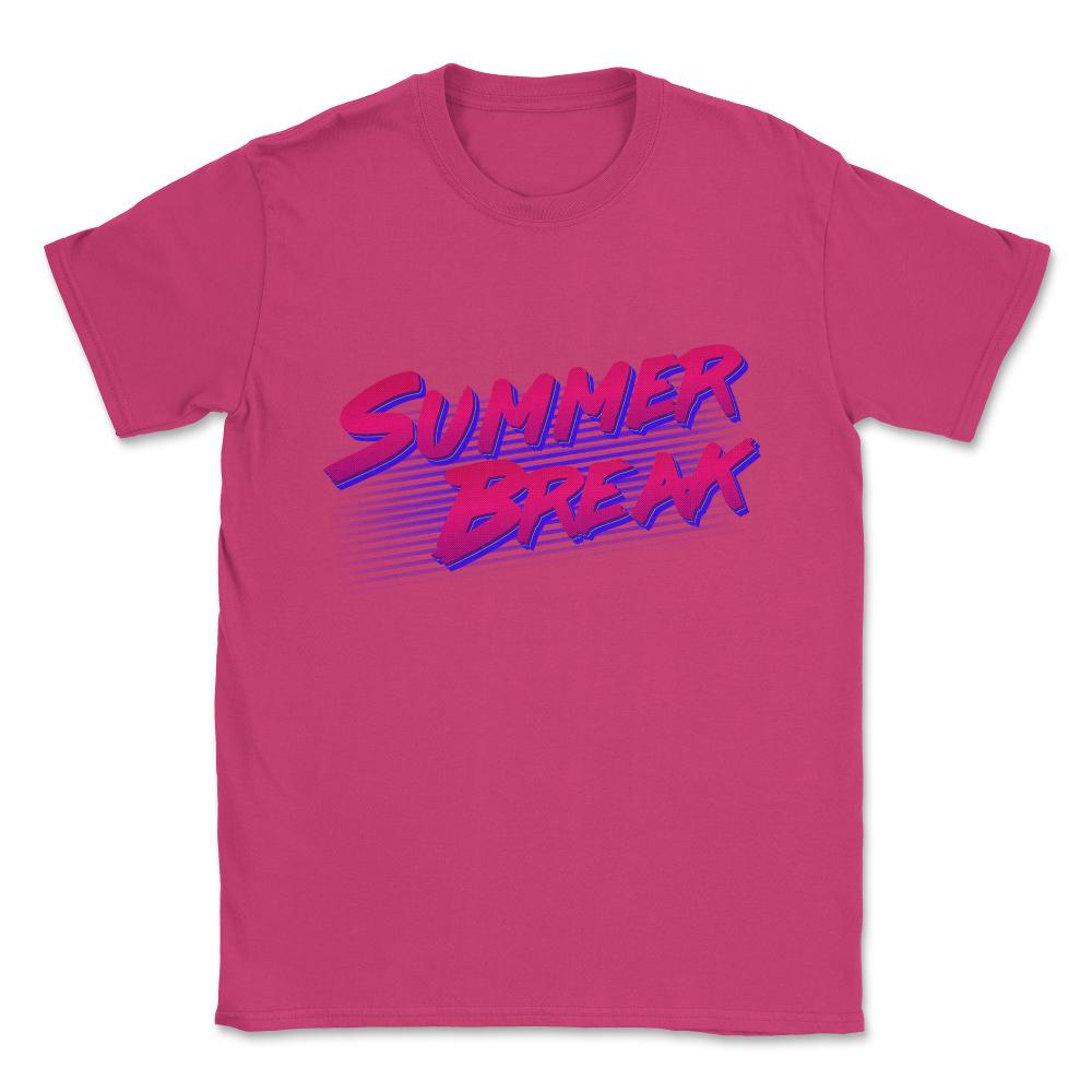 Summer Break Retro Unisex T-Shirt - Heliconia