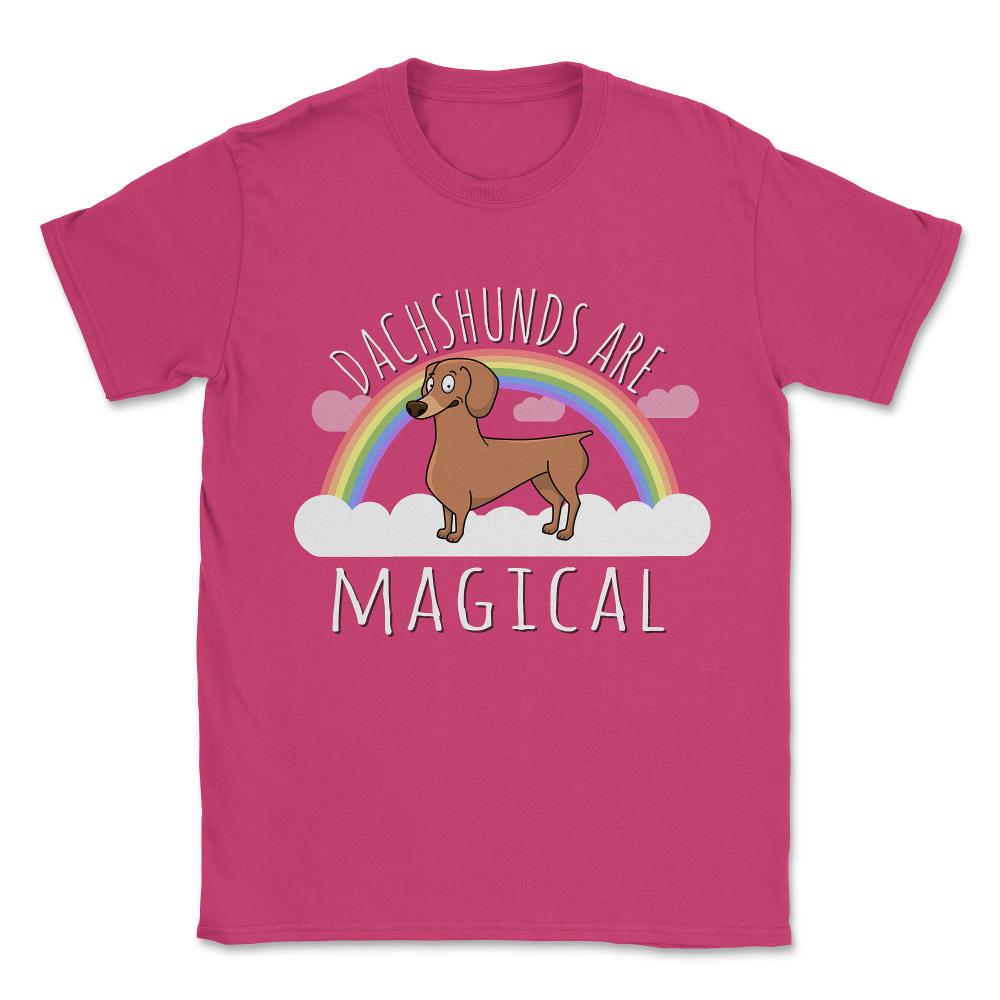 Dachshunds Are Magical T-Shirt Unisex T-Shirt - Heliconia