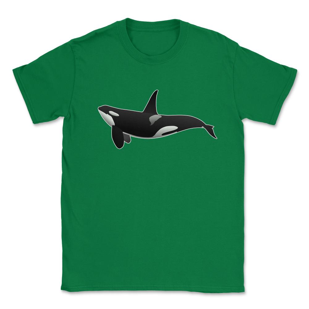Orca Killer Whale Unisex T-Shirt - Green