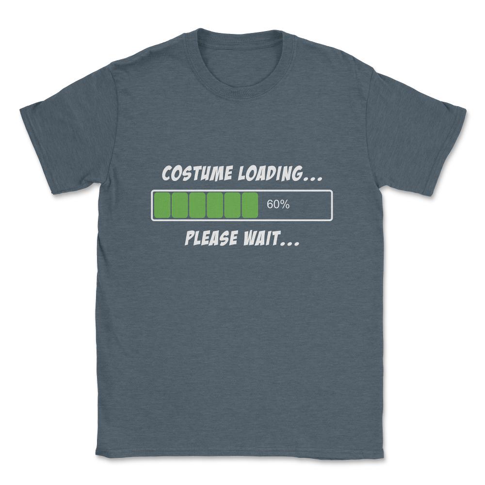 Halloween Costume Loading Please Wait Unisex T-Shirt - Dark Grey Heather