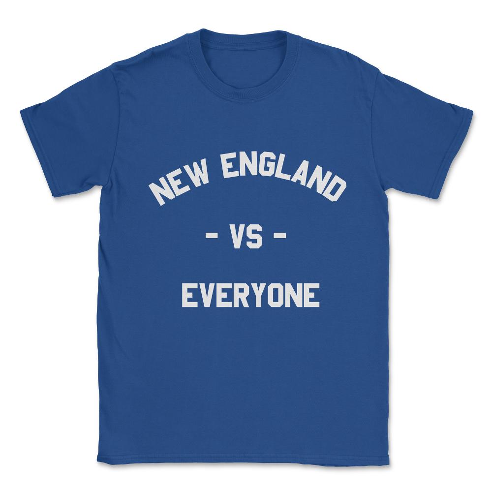 New England Vs Everyone Unisex T-Shirt - Royal Blue