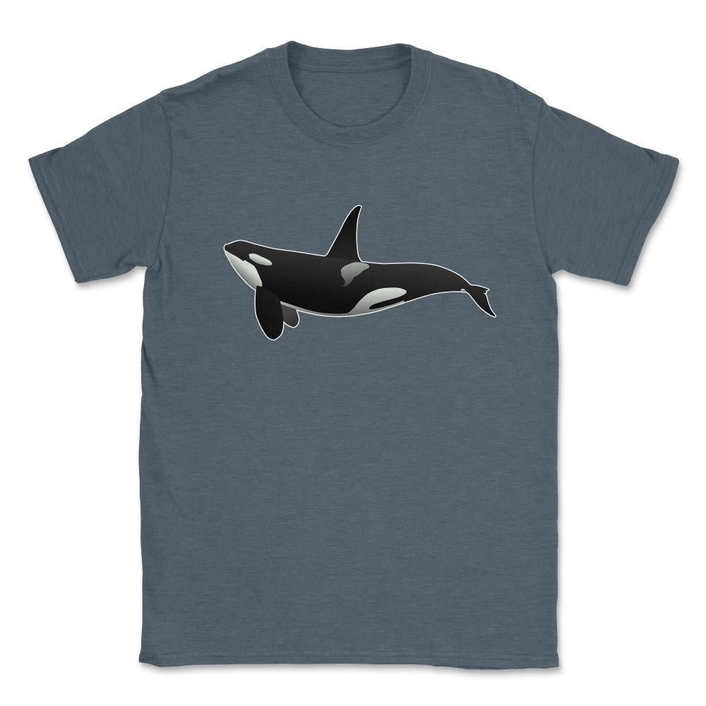 Orca Killer Whale Unisex T-Shirt - Dark Grey Heather