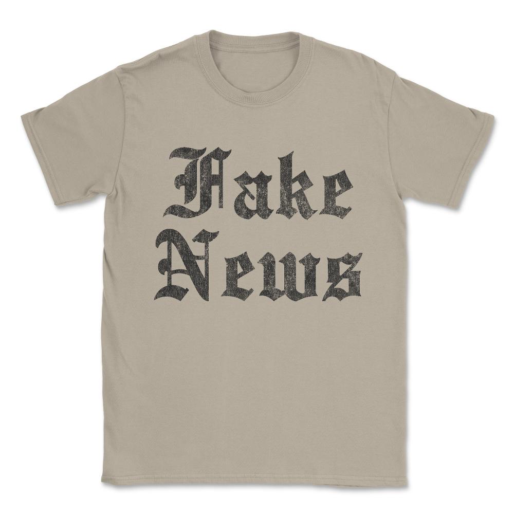 Fake News Vintage Unisex T-Shirt - Cream