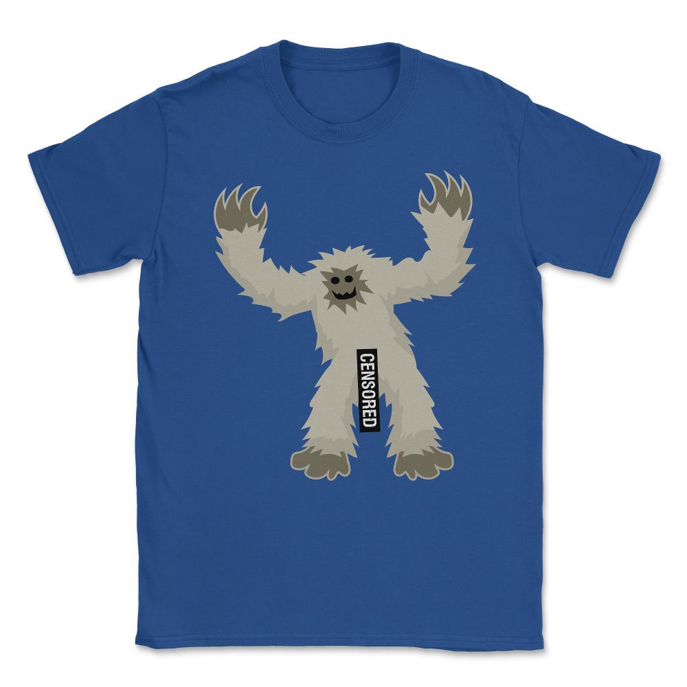 Bigfoot Erotica Unisex T-Shirt - Royal Blue