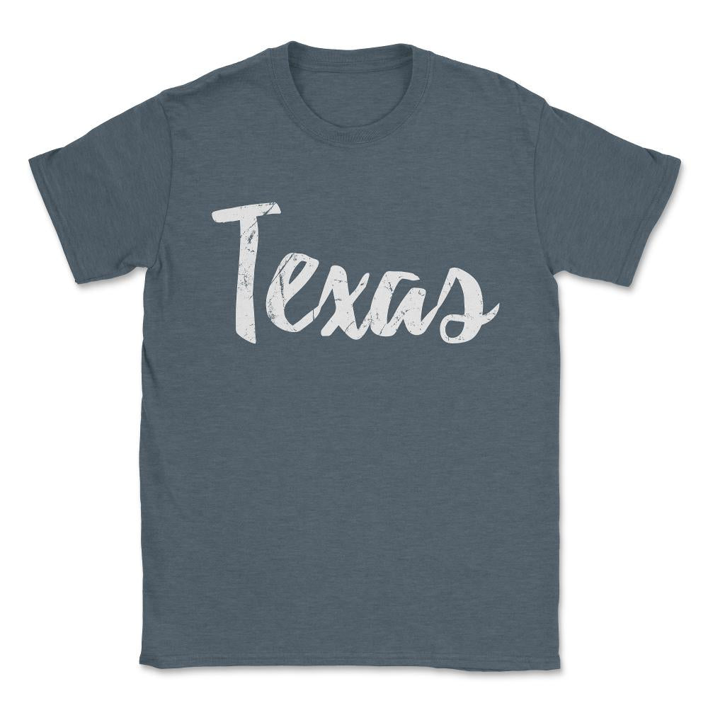 Texas Unisex T-Shirt - Dark Grey Heather