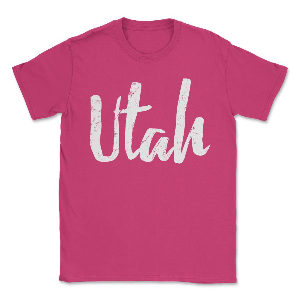 Utah Unisex T-Shirt - Heliconia