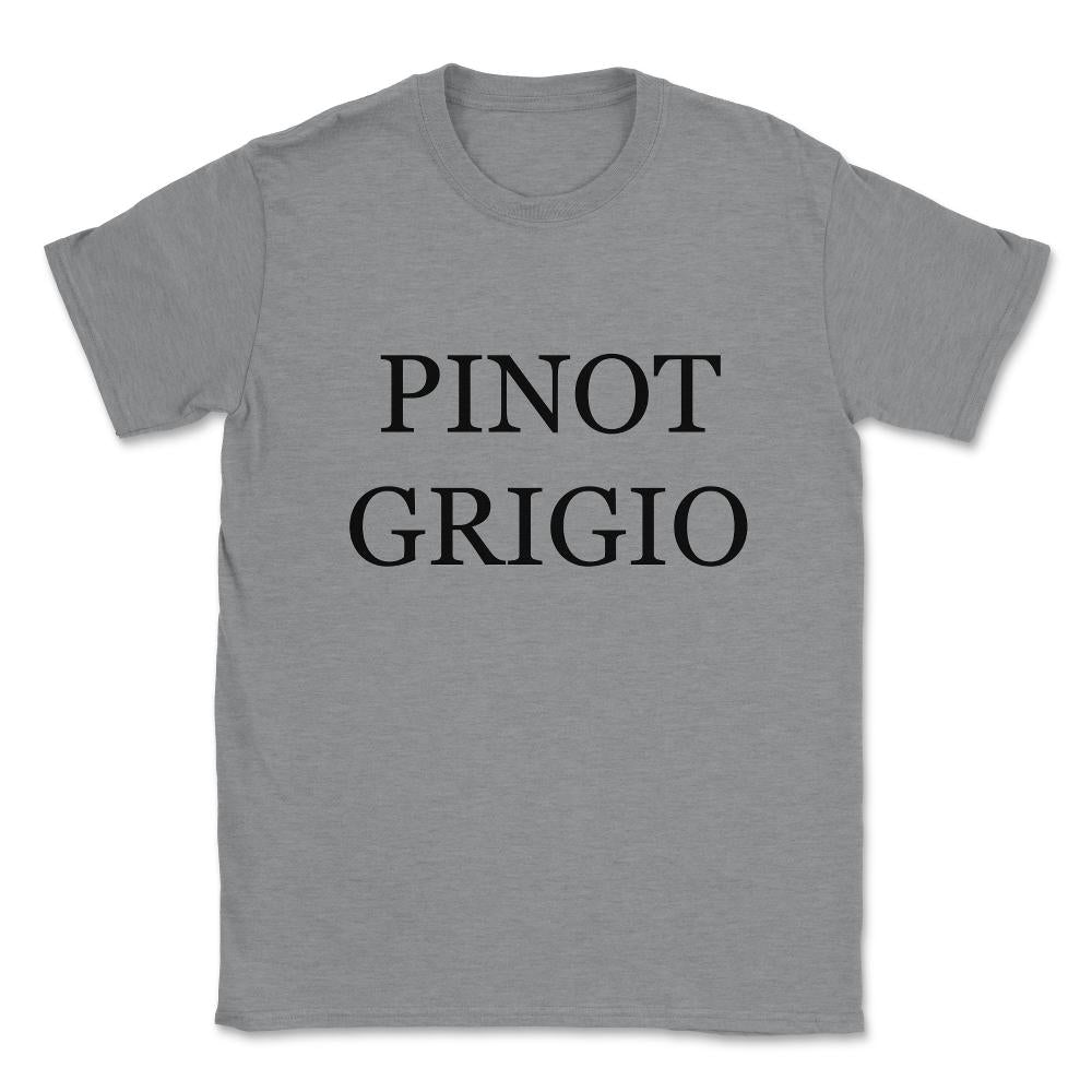 Pinot Grigio Wine Costume Unisex T-Shirt - Grey Heather