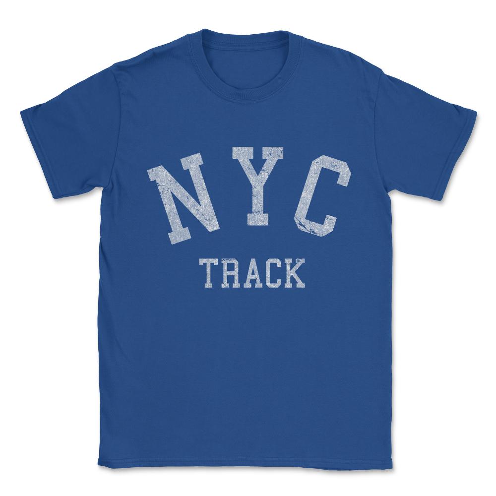 NYC Track Vintage Unisex T-Shirt - Royal Blue