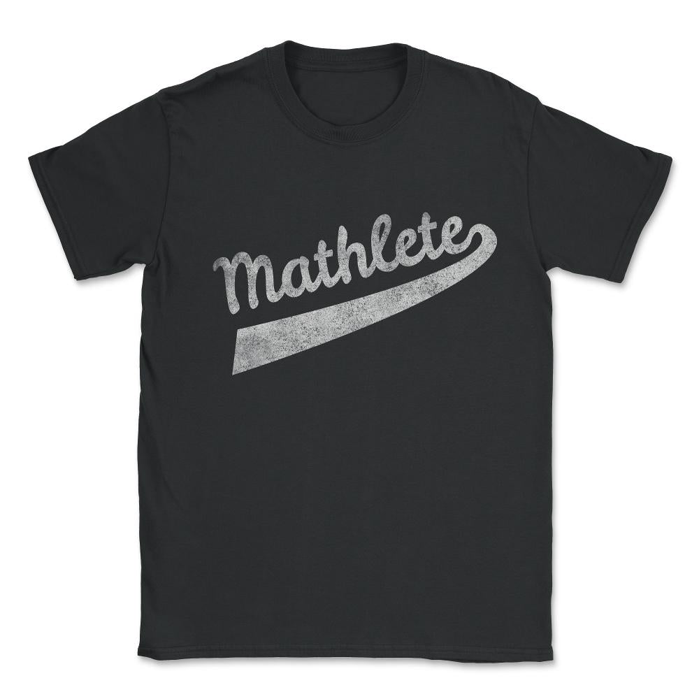 Mathlete Vintage Unisex T-Shirt - Black
