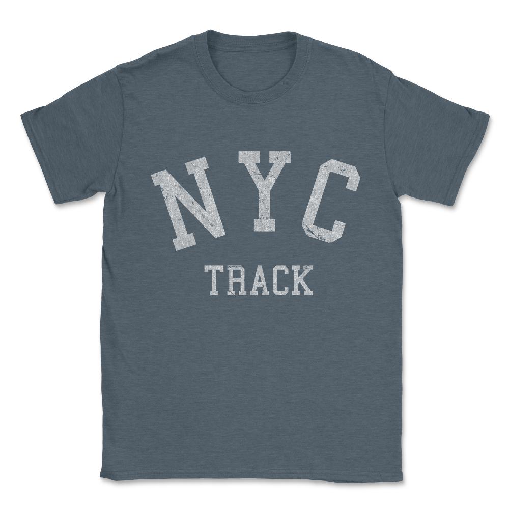 NYC Track Vintage Unisex T-Shirt - Dark Grey Heather
