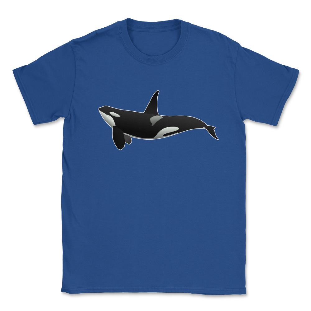 Orca Killer Whale Unisex T-Shirt - Royal Blue