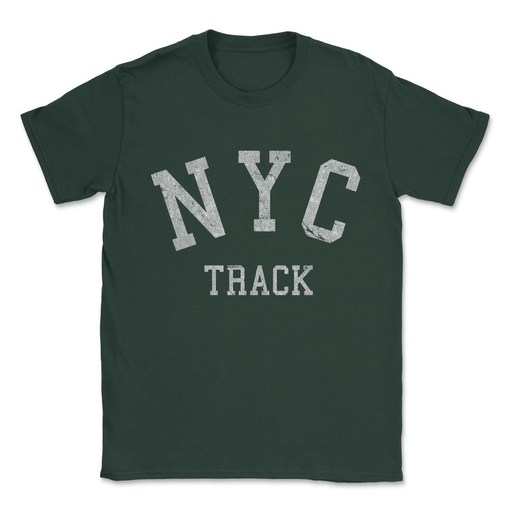NYC Track Vintage Unisex T-Shirt - Forest Green