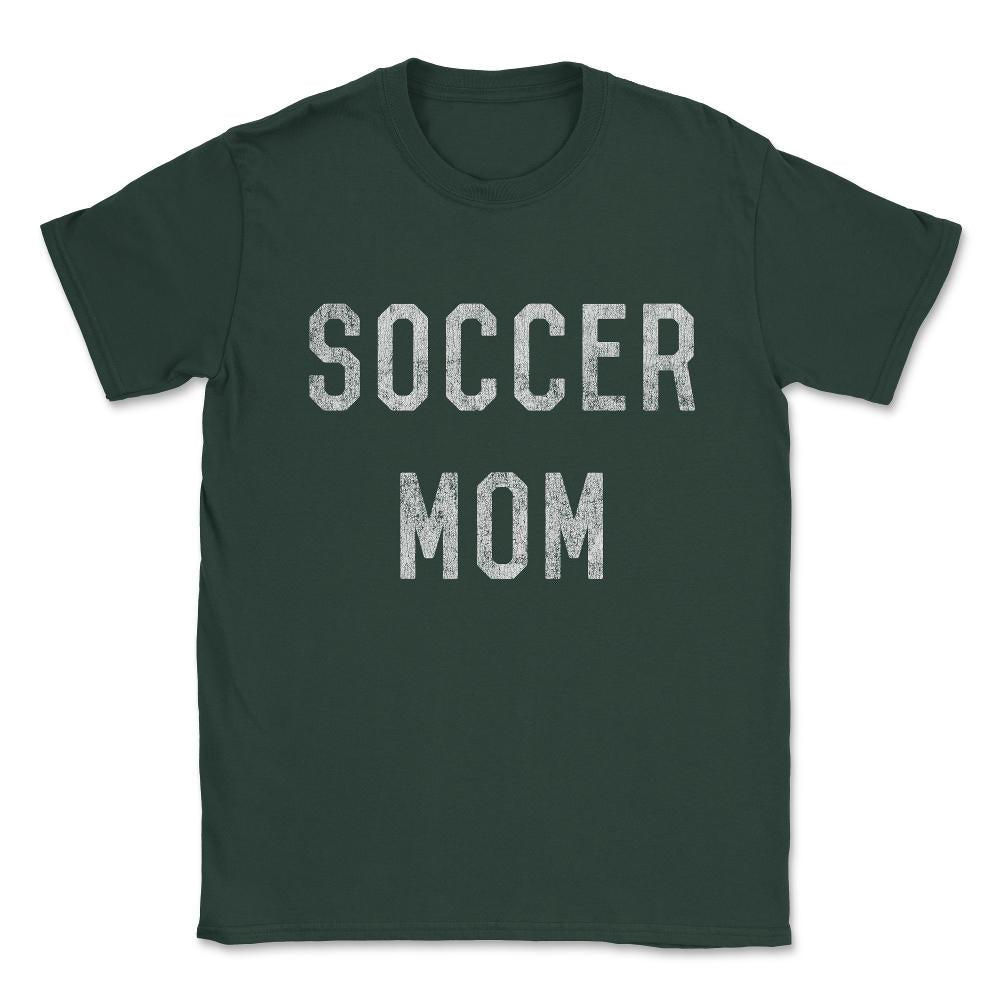 Vintage Soccer Mom Unisex T-Shirt - Forest Green