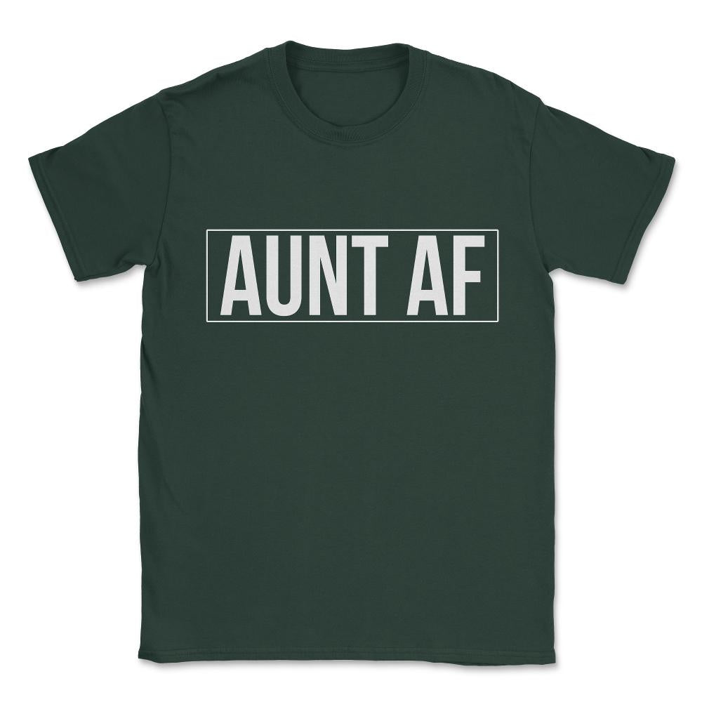 Aunt Af Unisex T-Shirt - Forest Green