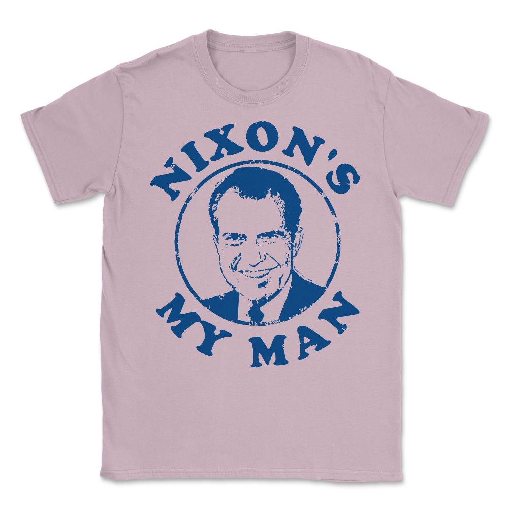 Nixons My Man Unisex T-Shirt - Light Pink