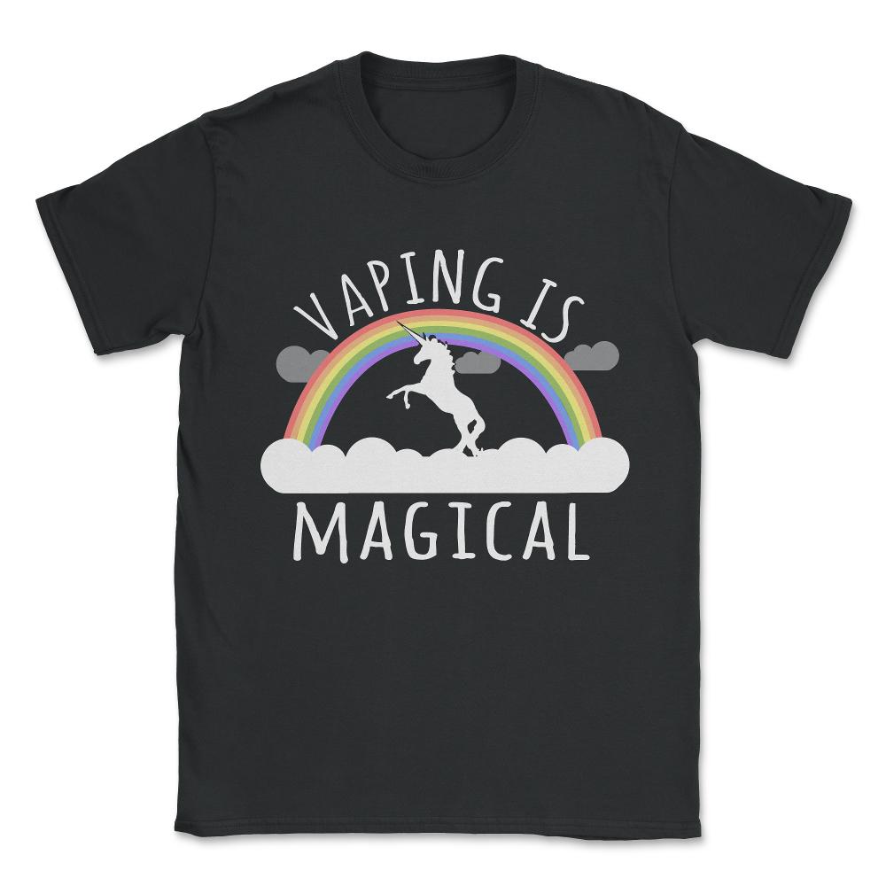 Vaping Is Magical Unisex T-Shirt - Black