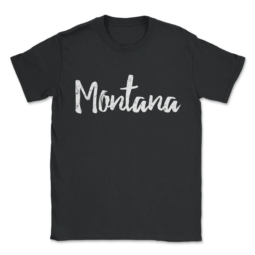 Montana Unisex T-Shirt - Black
