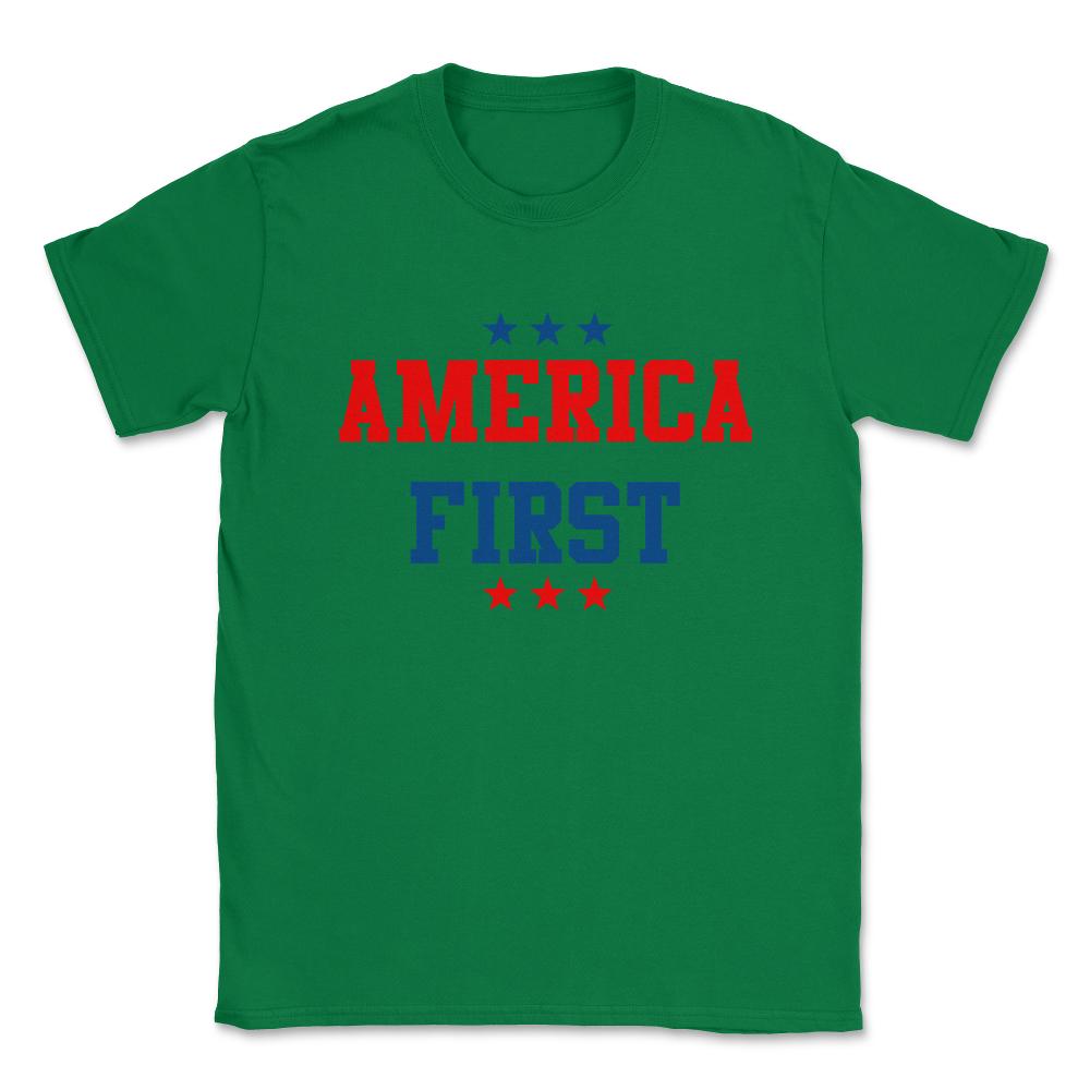 America First Unisex T-Shirt - Green