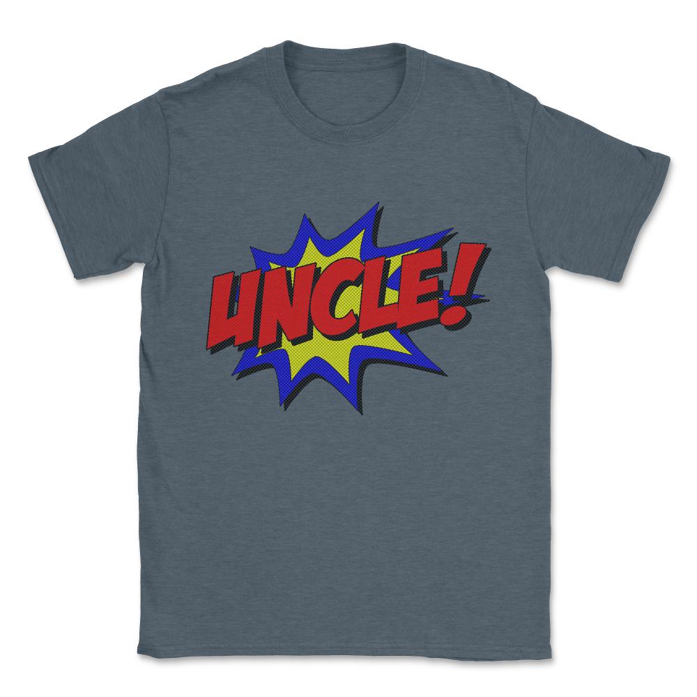 Superhero Uncle Unisex T-Shirt - Dark Grey Heather