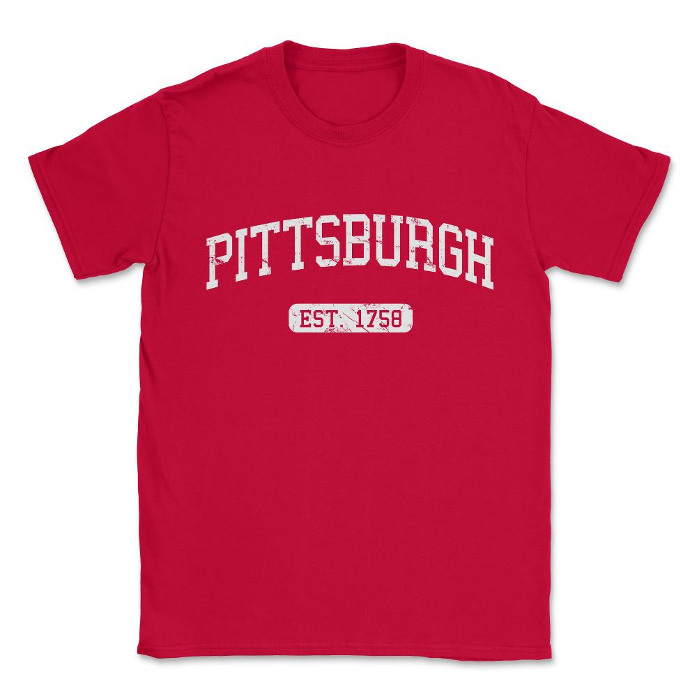 Pittsburg 1771 Unisex T-Shirt - Red