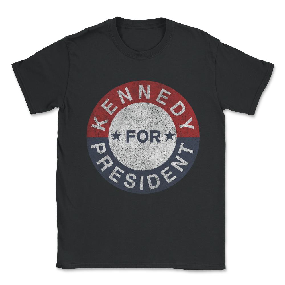 Vintage JFK Kennedy For President 1960 Unisex T-Shirt - Black