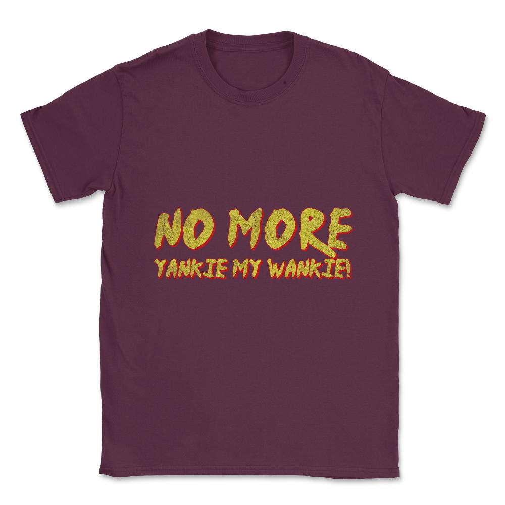 No More Yankie Vintage Unisex T-Shirt - Maroon