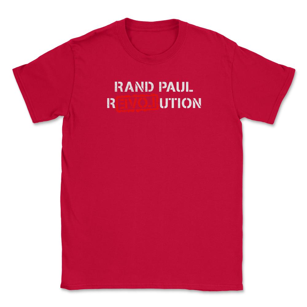 Rand Paul Revolution Unisex T-Shirt - Red