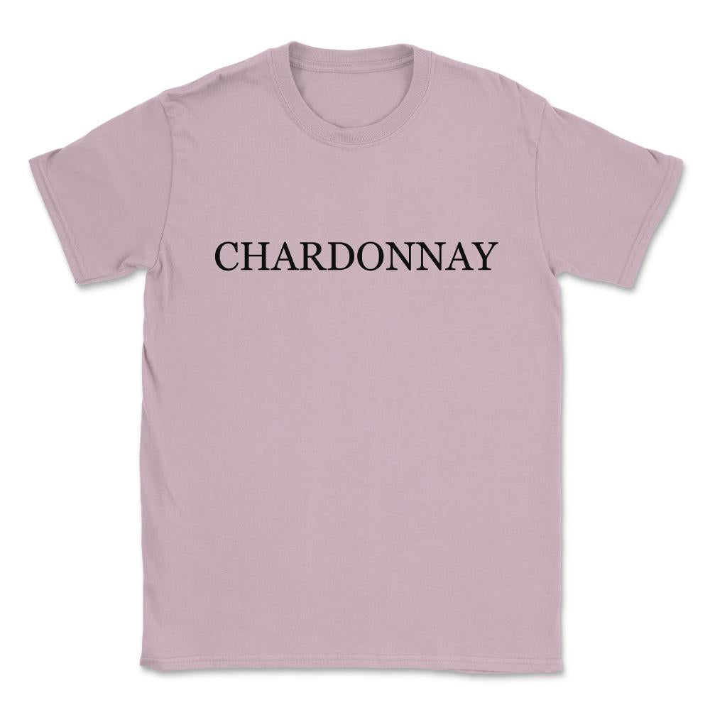 Chardonnay Wine Costume Unisex T-Shirt - Light Pink