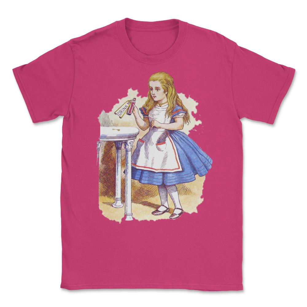 Alice In Wonderland Vintage Unisex T-Shirt - Heliconia