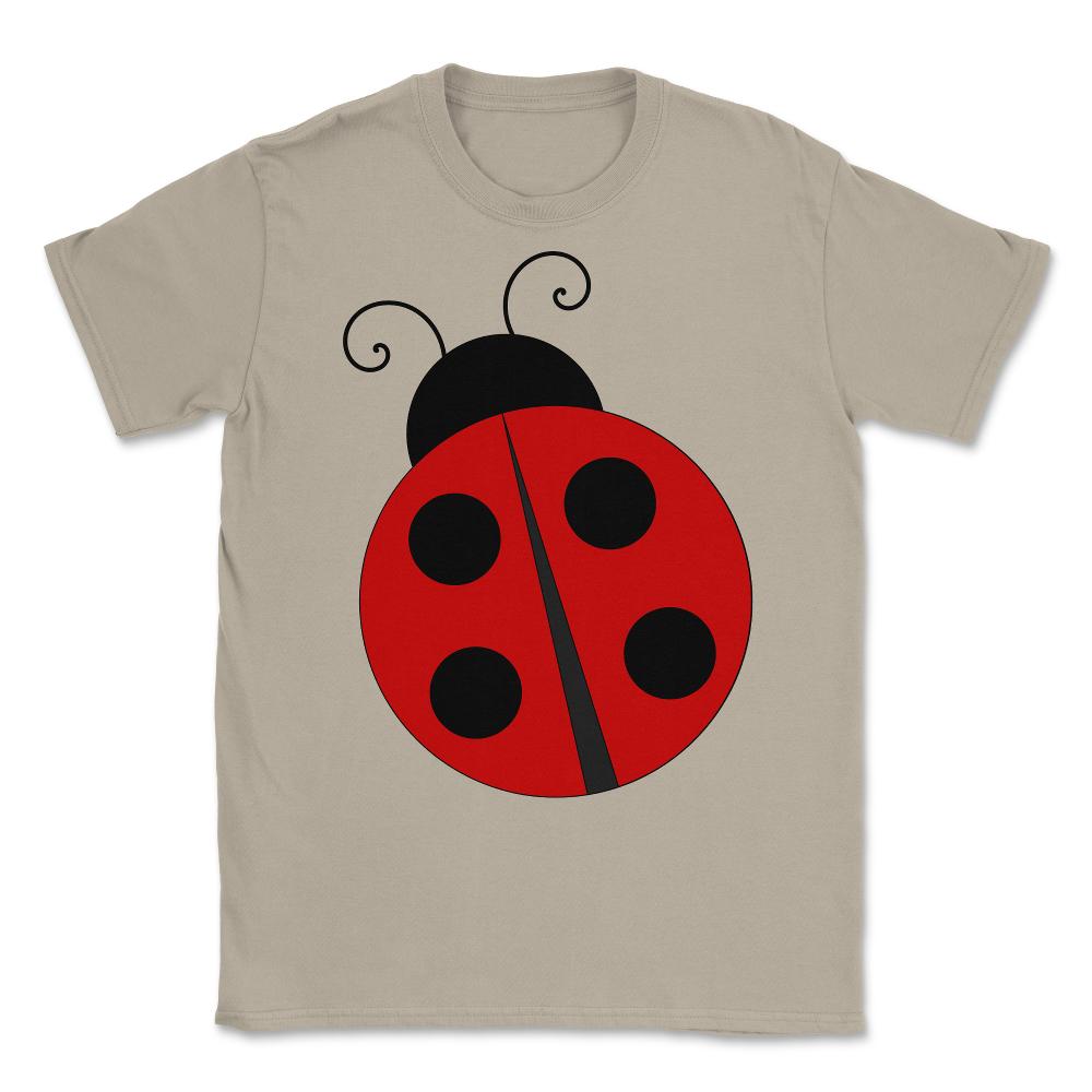 Cute Ladybug Unisex T-Shirt - Cream