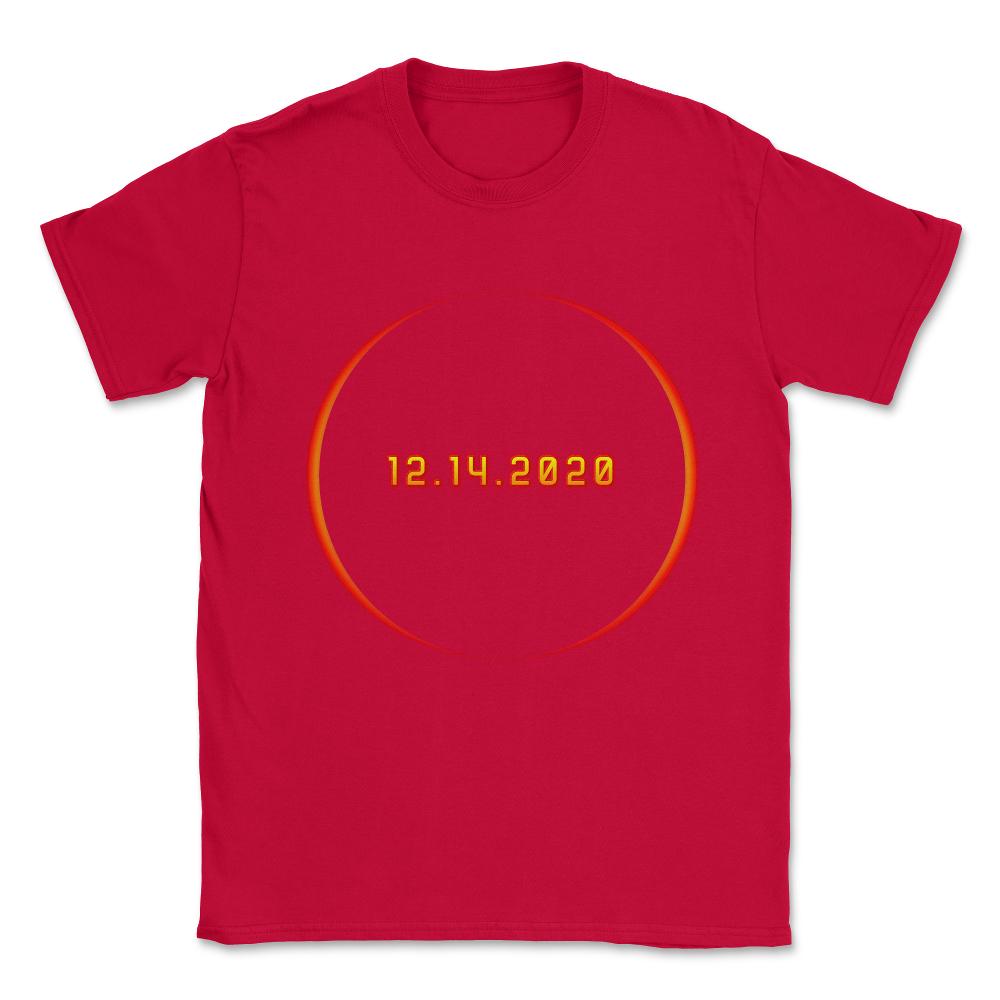 Total Solar Eclipse Winter December 14 2020 Unisex T-Shirt - Red