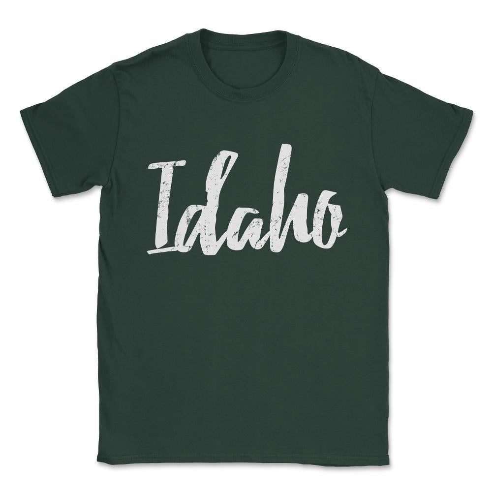 Idaho Unisex T-Shirt - Forest Green