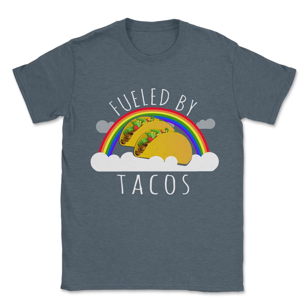 Fueled By Tacos Unisex T-Shirt - Dark Grey Heather