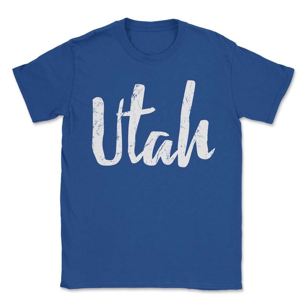 Utah Unisex T-Shirt - Royal Blue