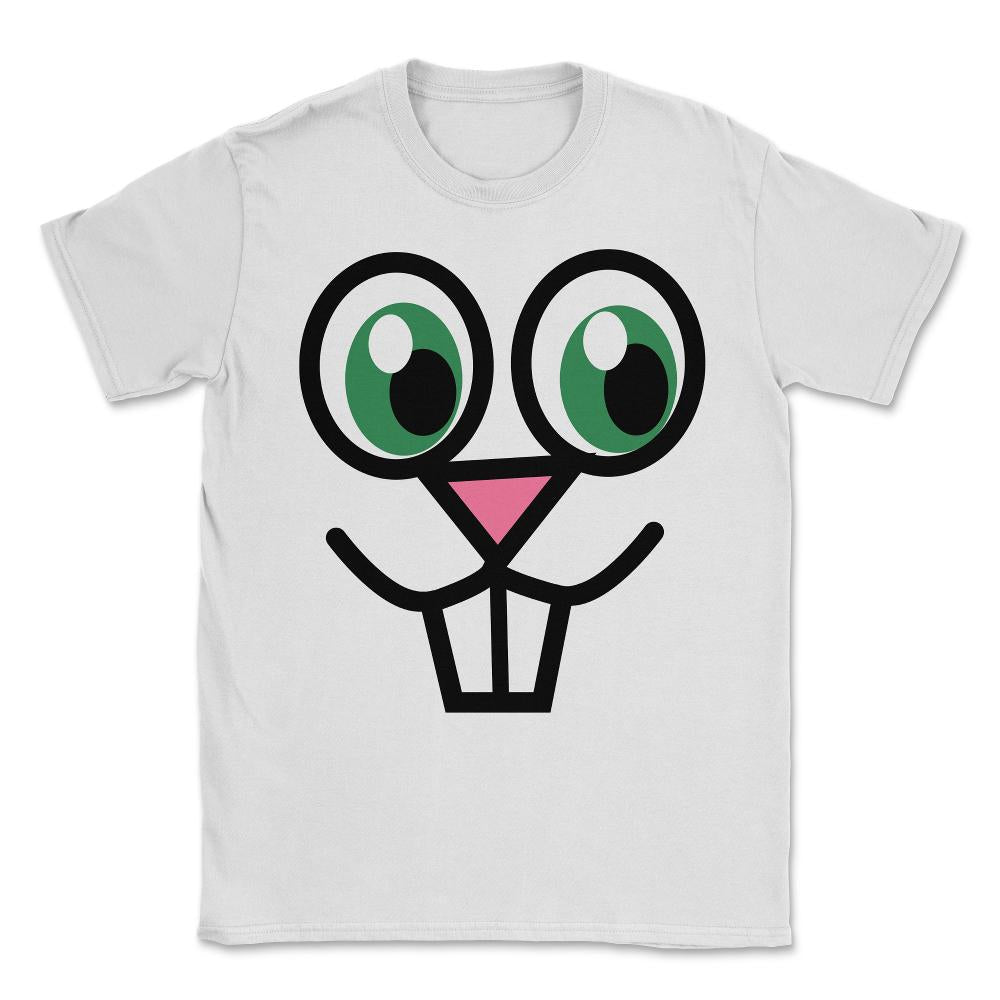 Easter Bunny Face Unisex T-Shirt - White