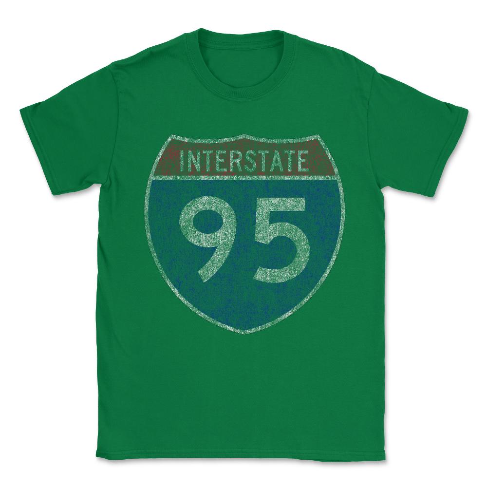 i95 Vintage Unisex T-Shirt - Green