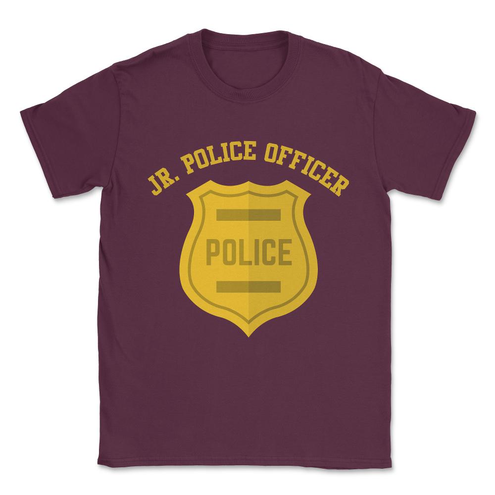 Jr. Police Officer Unisex T-Shirt - Maroon