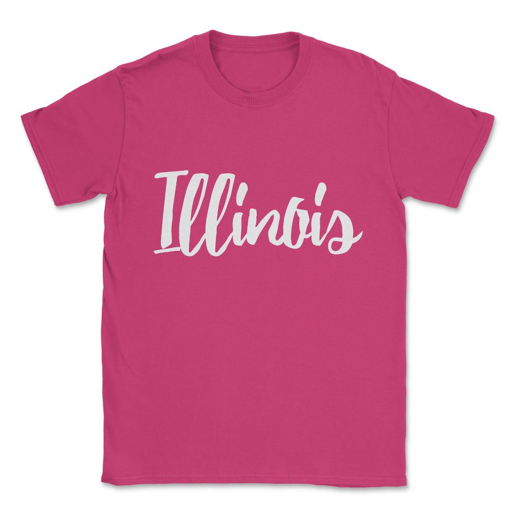 Illinois Unisex T-Shirt - Heliconia