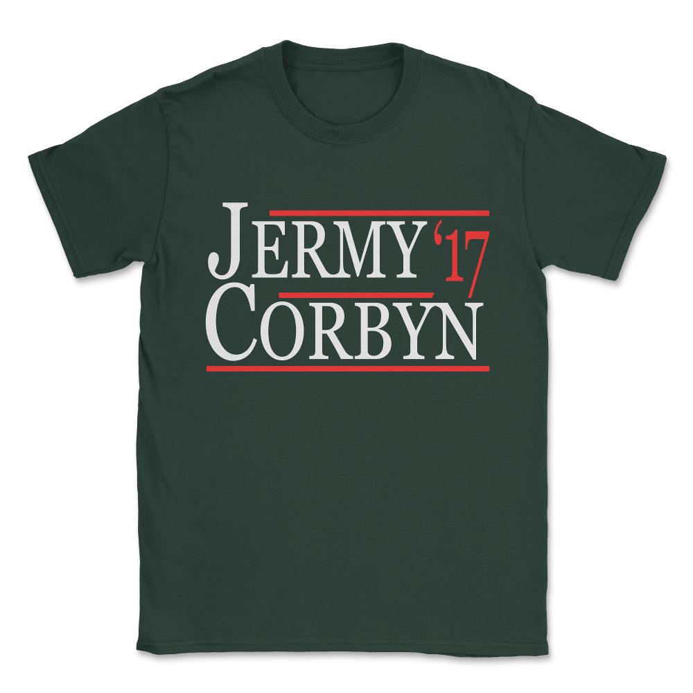 Jeremy Corbyn Labour Leader Unisex T-Shirt - Forest Green